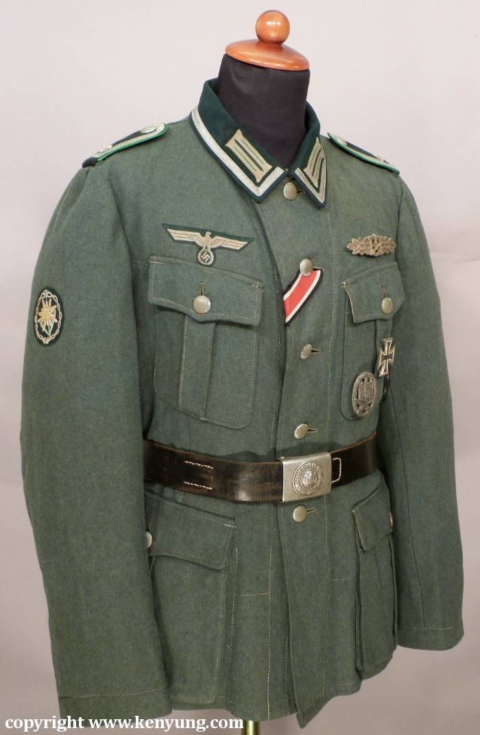 解燊阳收藏--二战德国国防军山地兵m36野战服